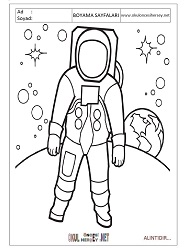 Astranot boyama sayfaları